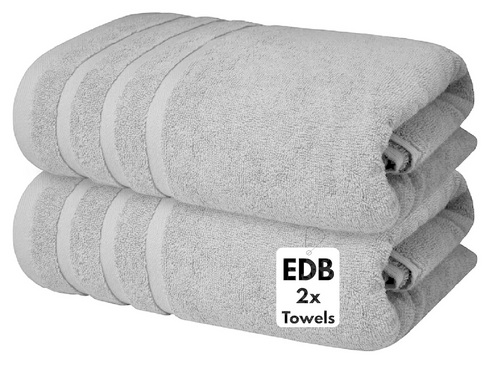 Charcoal Bath Sheets measuring 100x200cm for full-body wrap